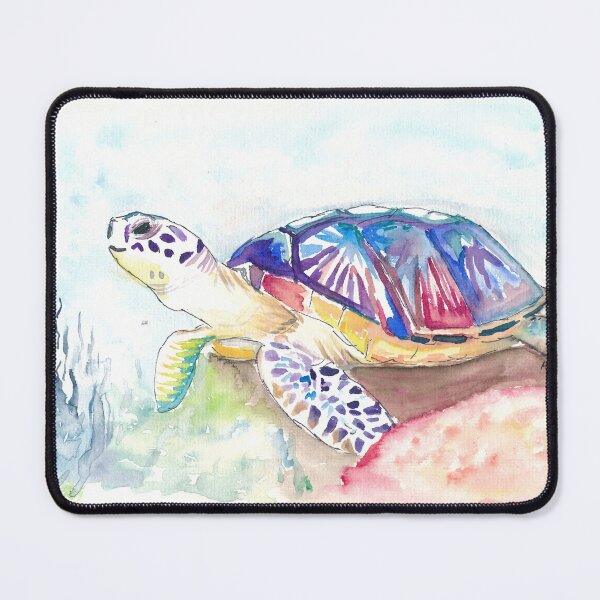 Item preview, Aquatic Wanderer: A Watercolor Tribute to the Turtle designed and sold by artshop77.