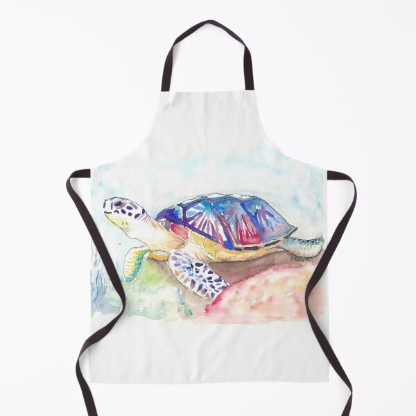 Item preview, Aquatic Wanderer: A Watercolor Tribute to the Turtle designed and sold by artshop77.