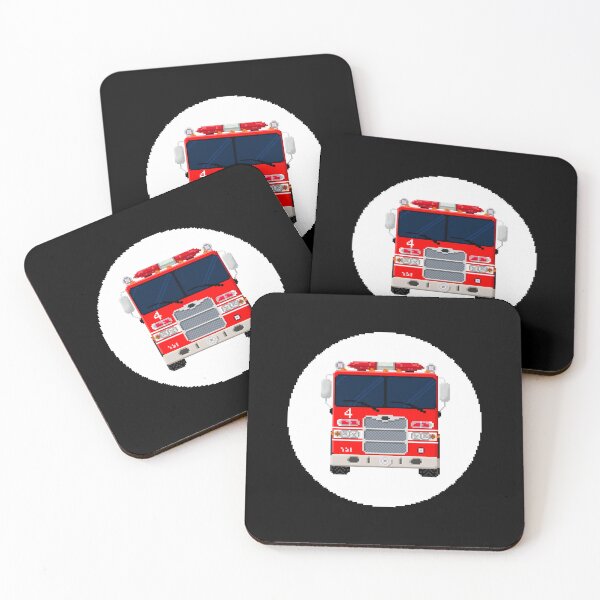 Item preview, Fire Truck Art | Fire Ladder Truck Design designed and sold by anycolorart.