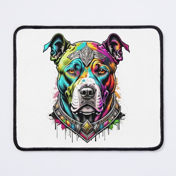 Item preview, colorfull pitbull designed and sold by esycrazy.