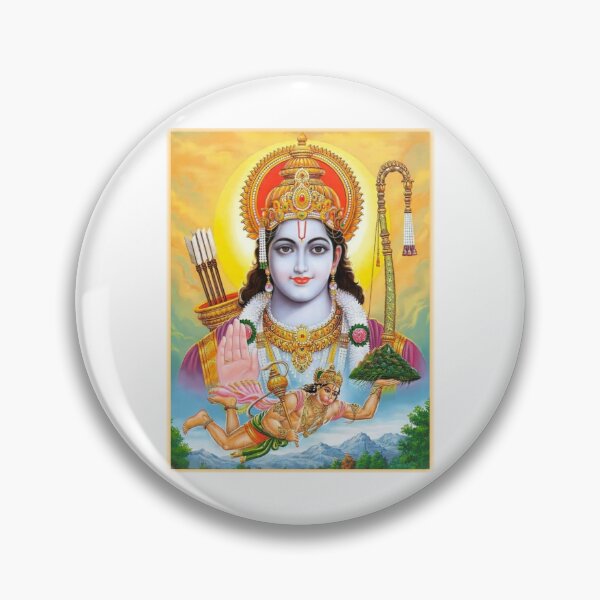 Item preview, Devotional image of our Supreme Lord Shri Ram ji with his supreme devotee lord shri Hanuman ji  designed and sold by aruvanita.