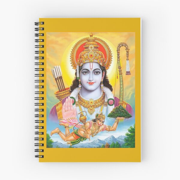Item preview, Devotional image of our Supreme Lord Shri Ram ji with his supreme devotee lord shri Hanuman ji  designed and sold by aruvanita.