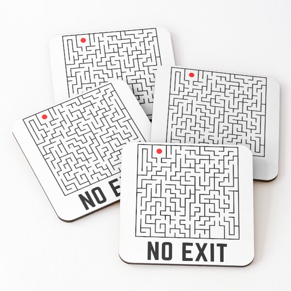 Item preview, No Exit Labyrinth Escape designed and sold by BestChooseArt.