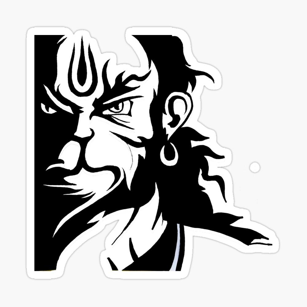 hanuman god indian line icon vector illustration 28086582 Vector Art at  Vecteezy