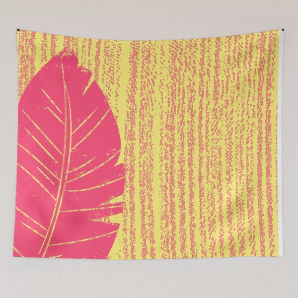 Item preview, Pink leaf and grunge lines. designed and sold by Trianglegreen.