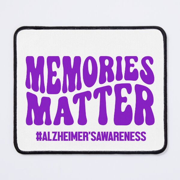 Item preview, Memories Matter Alzheimer Brain Awareness Support Sticker designed and sold by KGN CREATIVITY.