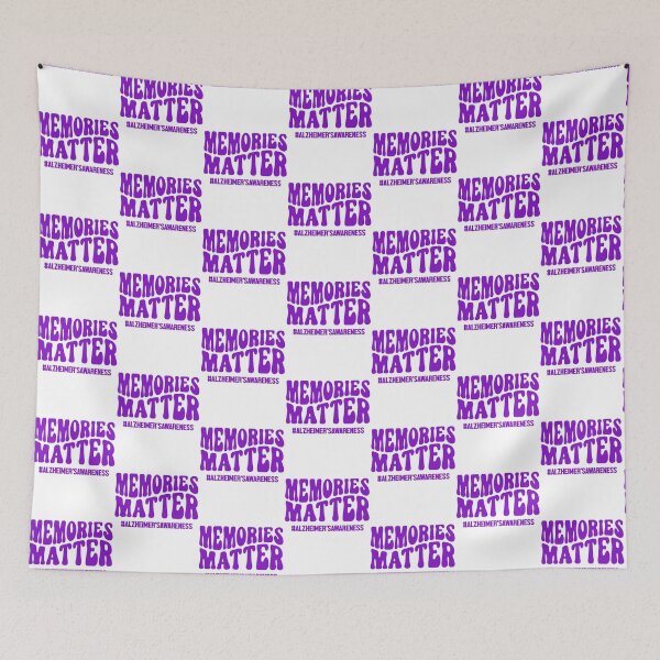 Item preview, Memories Matter Alzheimer Brain Awareness Support Sticker designed and sold by KGN  CREATIVITY.