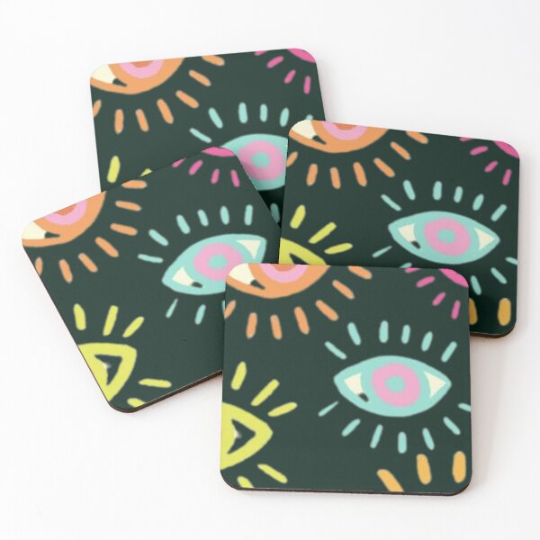 Item preview, Cheerful and colorful art with children's paint eyes designed and sold by Yolanda Bueno.