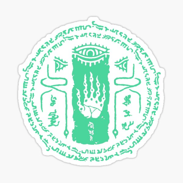 les larmes de la main flétrie du royaume Sticker