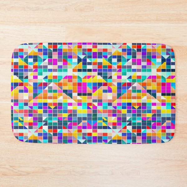 Item preview, Vivid Tile Pattern designed and sold by ChibiKolossus.