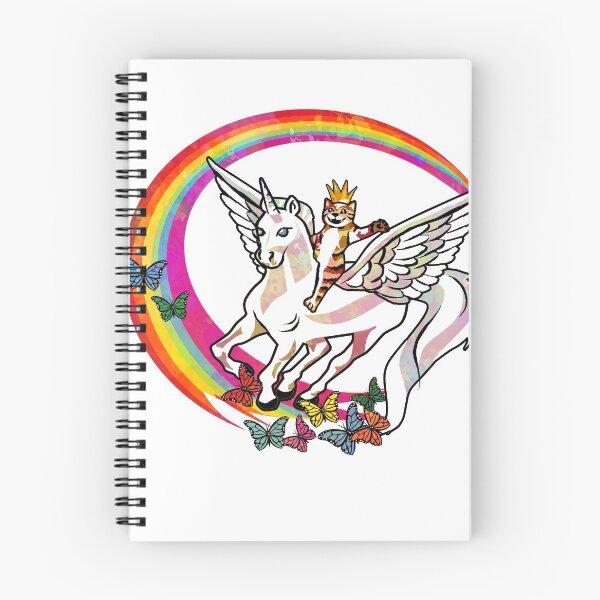 Item preview, Majestic Cat Riding Unicorn Design designed and sold by GraphicRhythm.