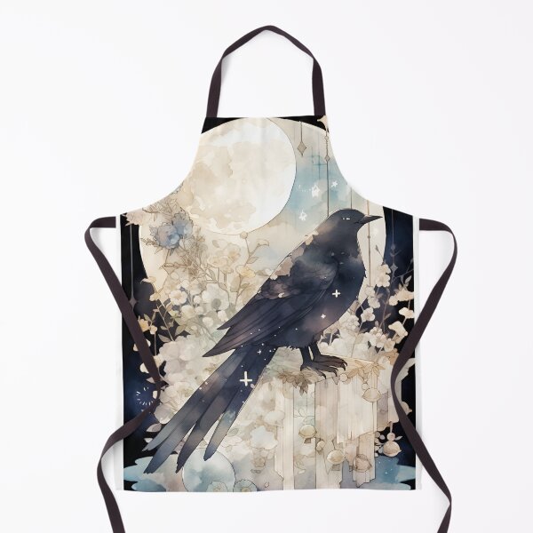 Item preview, Sinister Crow In Front of the Moon designed and sold by StickeryPickery.