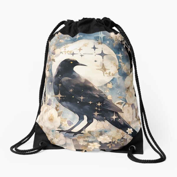Item preview, Sinister Crow In Front of the Moon designed and sold by StickeryPickery.