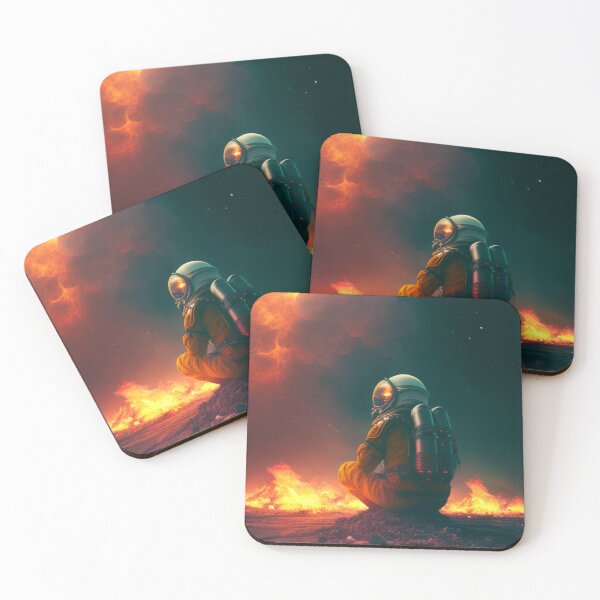 Item preview, Astronaute de l'art numérique  designed and sold by HeathWindler.