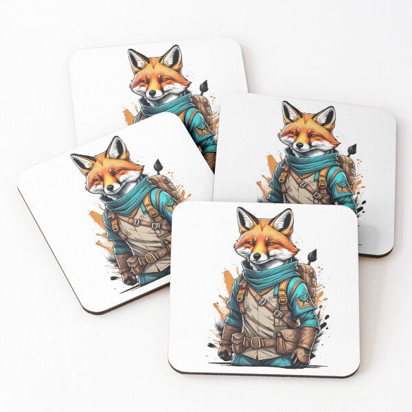 Item preview, fox warrior colorfull designed and sold by esycrazy.