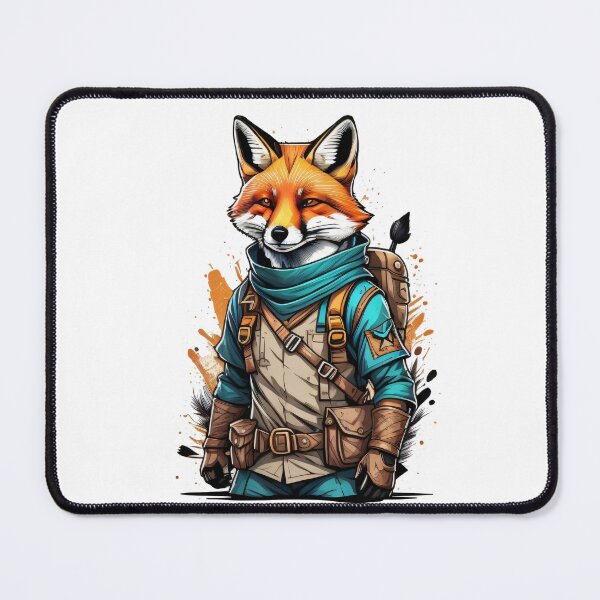 Item preview, fox warrior colorfull designed and sold by esycrazy.