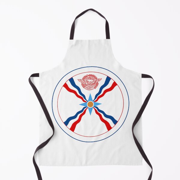 Item preview, Assyrian People Flag Roundel designed and sold by Fed Sher.