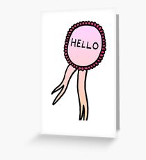 HELLO Greeting Card