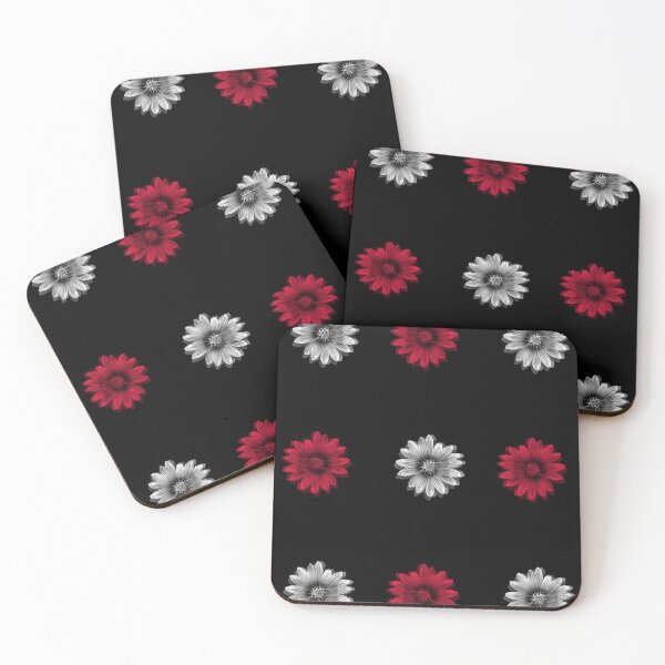 Item preview, Red/White daisies designed and sold by Lil-odds-n-ends.