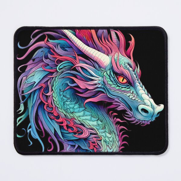 Item preview, Psyhedelic Dragon / Trippy / Vibrant / PsyArt designed and sold by TripStudios2023.