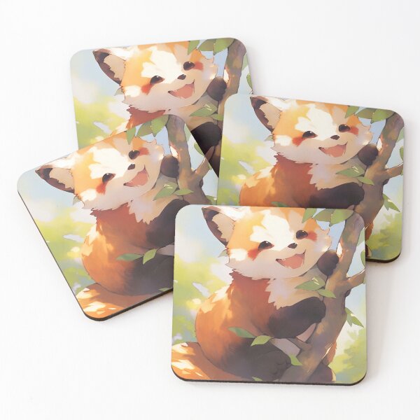 Item preview, Delightful Smiling Red Panda | International Red Panda Day designed and sold by StickeryPickery.
