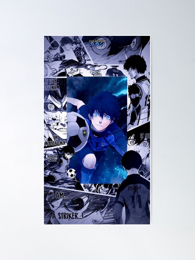 Anime Poster Blue Lock Isagi Yoichi Bachira Meguru Wall Scroll