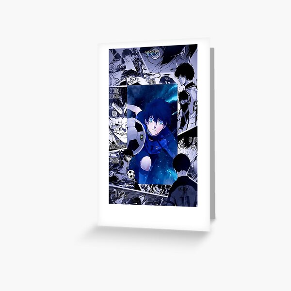 Shidou Blue Lock Wallpaper Greeting Card for Sale by IchibiDesign