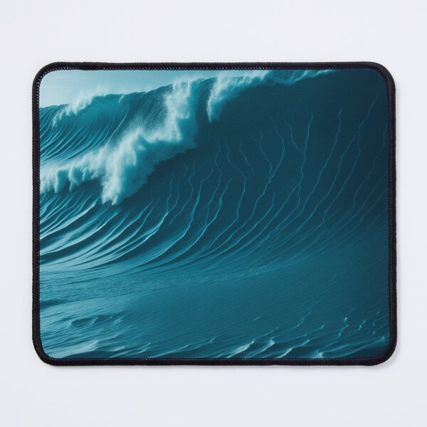Item preview, The Harmonious Dance: A Poster Celebrating the Tranquil Ocean| Whispers of the Sea: An AI-Generated Poster of Ocean Serenity designed and sold by RedArtG09.