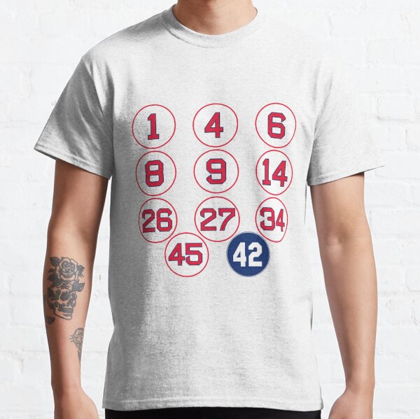 Red Sox Retired Numbers Gifts & Merchandise for Sale