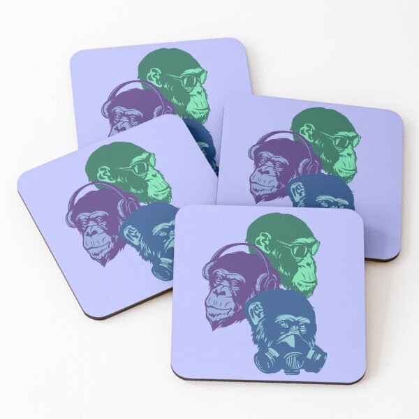Item preview, Modern Three Wise Monkeys designed and sold by Black-Orc.