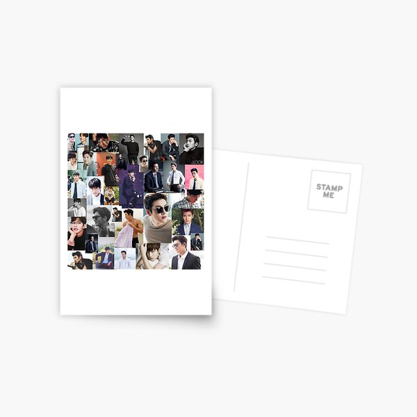 Item preview, Ji Chang Wook Abstract Collage designed and sold by GoghGetta.