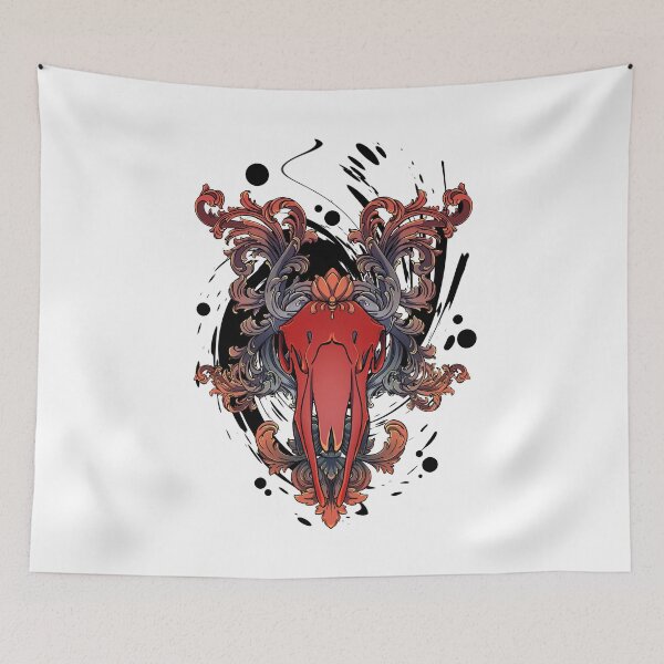 Item preview, Аcanthus Goat Skull designed and sold by PVSKI.