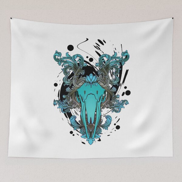 Item preview, Аcanthus Goat Skull designed and sold by PVSKI.