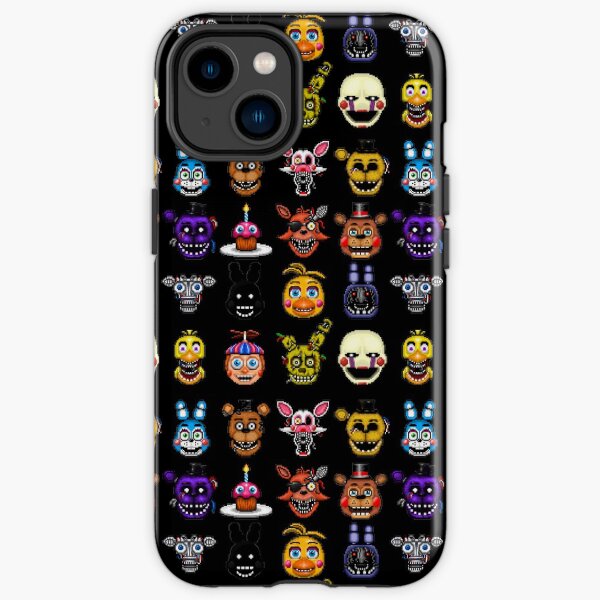 Five Nights at Freddy's - Pixel art - Multiple Characters iPhone Tough Case