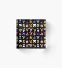Five Nights at Freddy's - Pixel art - Multiple Characters Acrylic Block