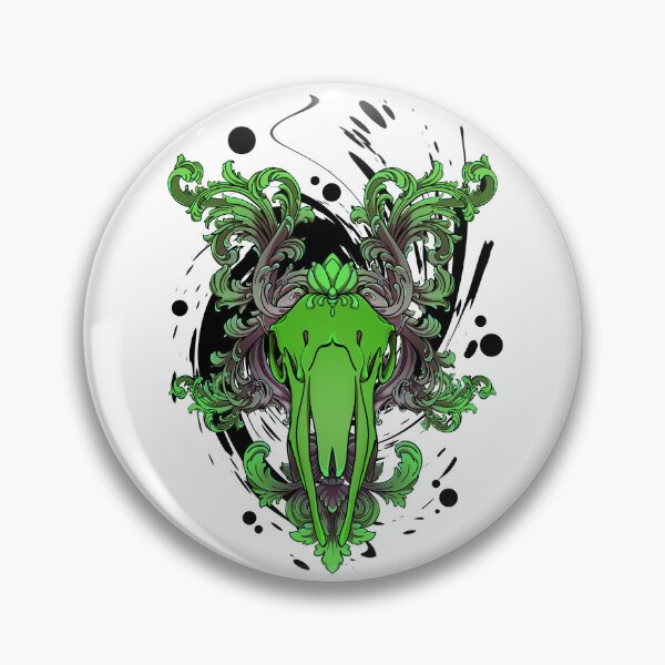 Item preview, Аcanthus Goat Skull designed and sold by PVSKI.