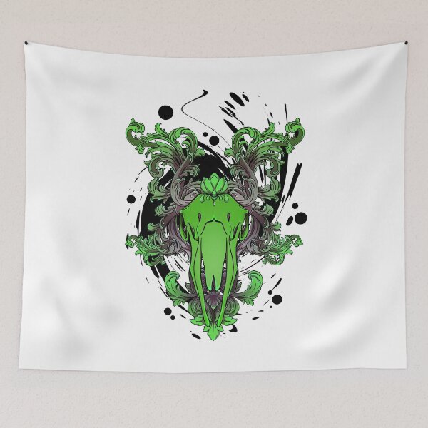 Item preview, Аcanthus Goat Skull designed and sold by PVSKI.