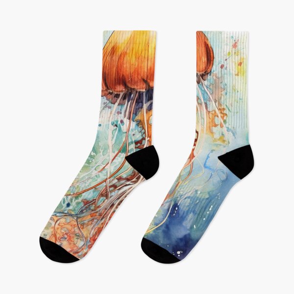 Item preview, Ocean Drifter Orange Elegance designed and sold by Paintings By Simon .