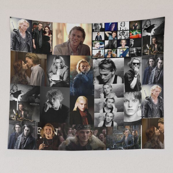 Item preview, Jamie Campbell Bower Abstract Collage designed and sold by GoghGetta.