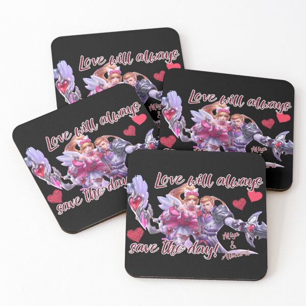 Item preview, Mobile Legends Bang Bang Miya and Alucard Valentines Love designed and sold by Kormix.
