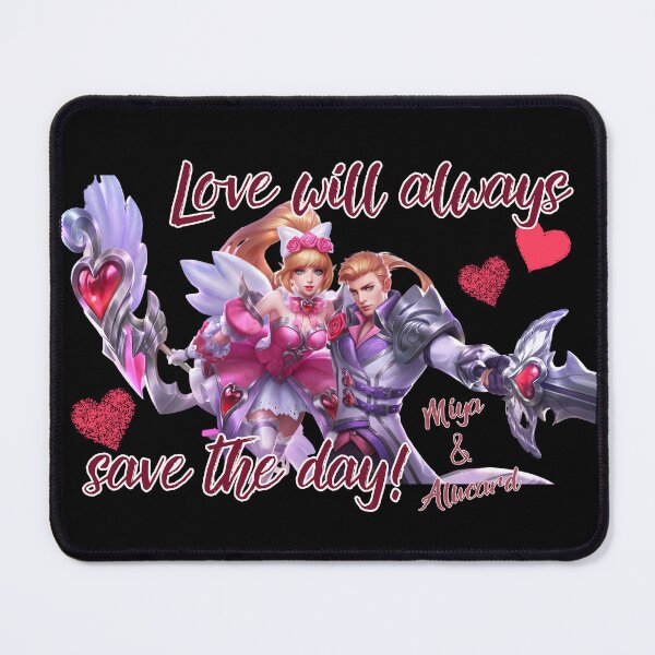 Item preview, Mobile Legends Bang Bang Miya and Alucard Valentines Love designed and sold by Kormix.