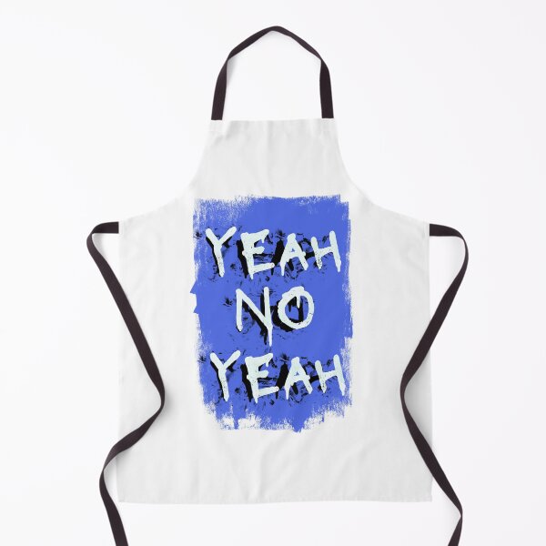 Item preview, Yeah No Yeah White on Blue designed and sold by Cato99.