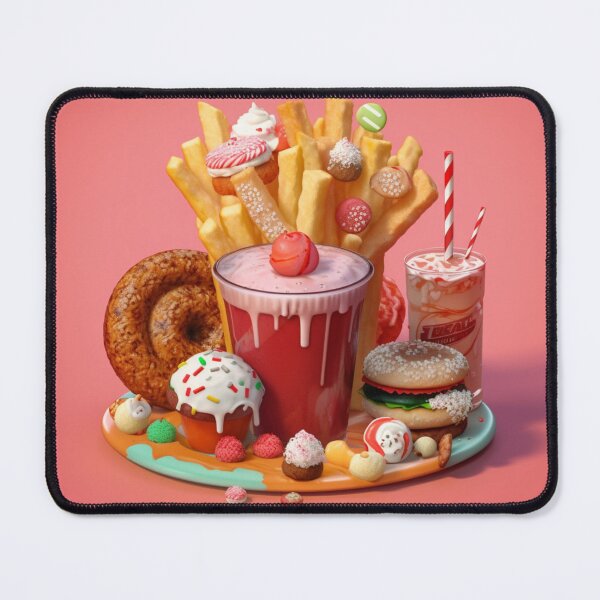 Item preview, Assortment of Junk Food: Coke, Fries, Soda, Ice Cream designed and sold by FrenchGallery.
