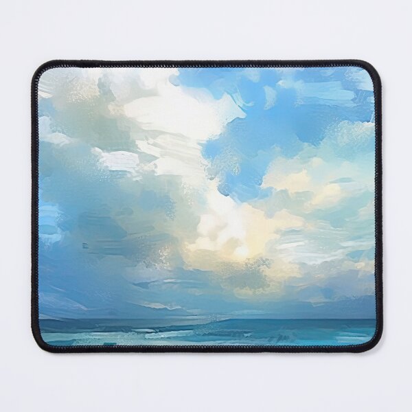 Item preview, Coastal Haven Cloudy Serenade designed and sold by Paintings By Simon .