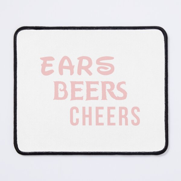 Item preview, Ears Beers Cheers! Millennial Pink  designed and sold by ModesHowe.