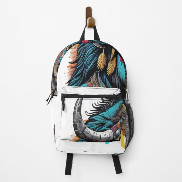 Item preview, colorful buffalo warrior designed and sold by esycrazy.