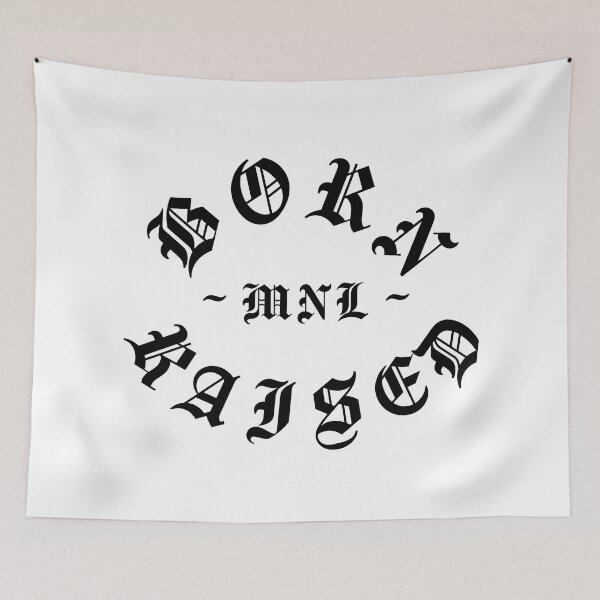 Item preview, BORN MANILA RAISED FILIPINO BACKPRINT SHIRT WHITE designed and sold by aydapadi.
