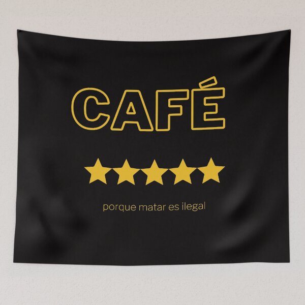 Item preview, café porque matar es ilegal designed and sold by jkrphoto.