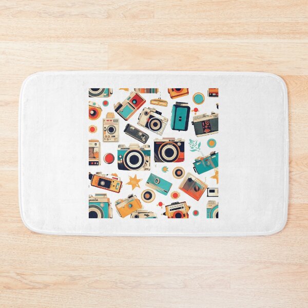 Item preview, Cool Retro Camera Pattern designed and sold by lessyun.