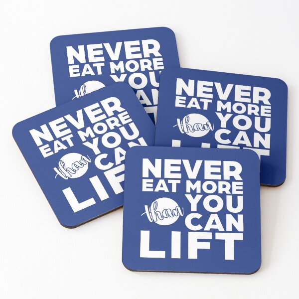 Item preview, Never Eat More Than You Can Lift designed and sold by Giro-design.